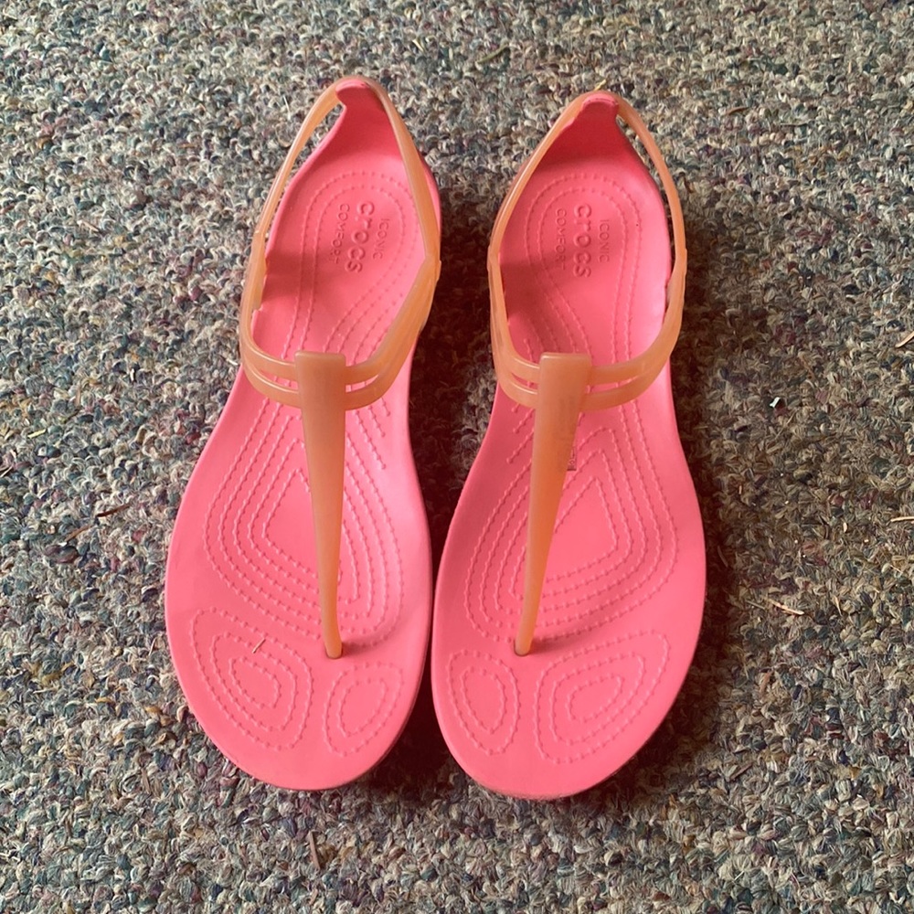 Crocs T Strap Slip On Thong
